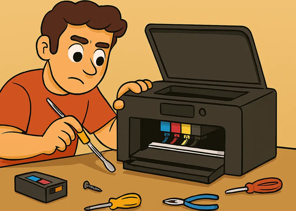 Service dan Perawatan Printer Inkjet, LaserJet, & Dot Matrix